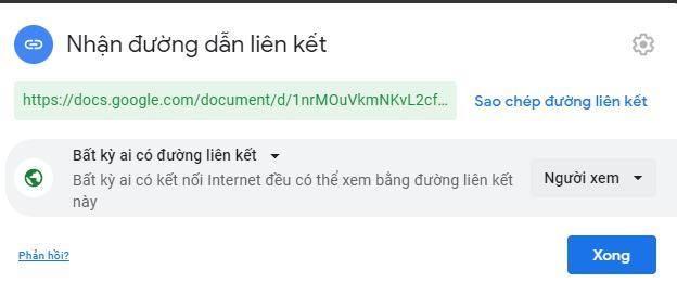 Cách chia sẻ tài liệu trên Google Docs 5